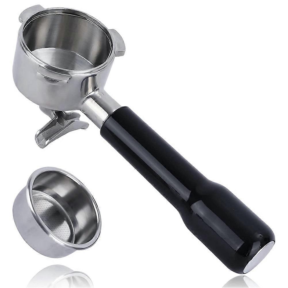 Portafiltro da 54 mm per portafiltro portafiltro in acciaio inox Breville BES870XL, BES870BSXL, BES878BSS, BES880BSS BES840XL Nero Argento