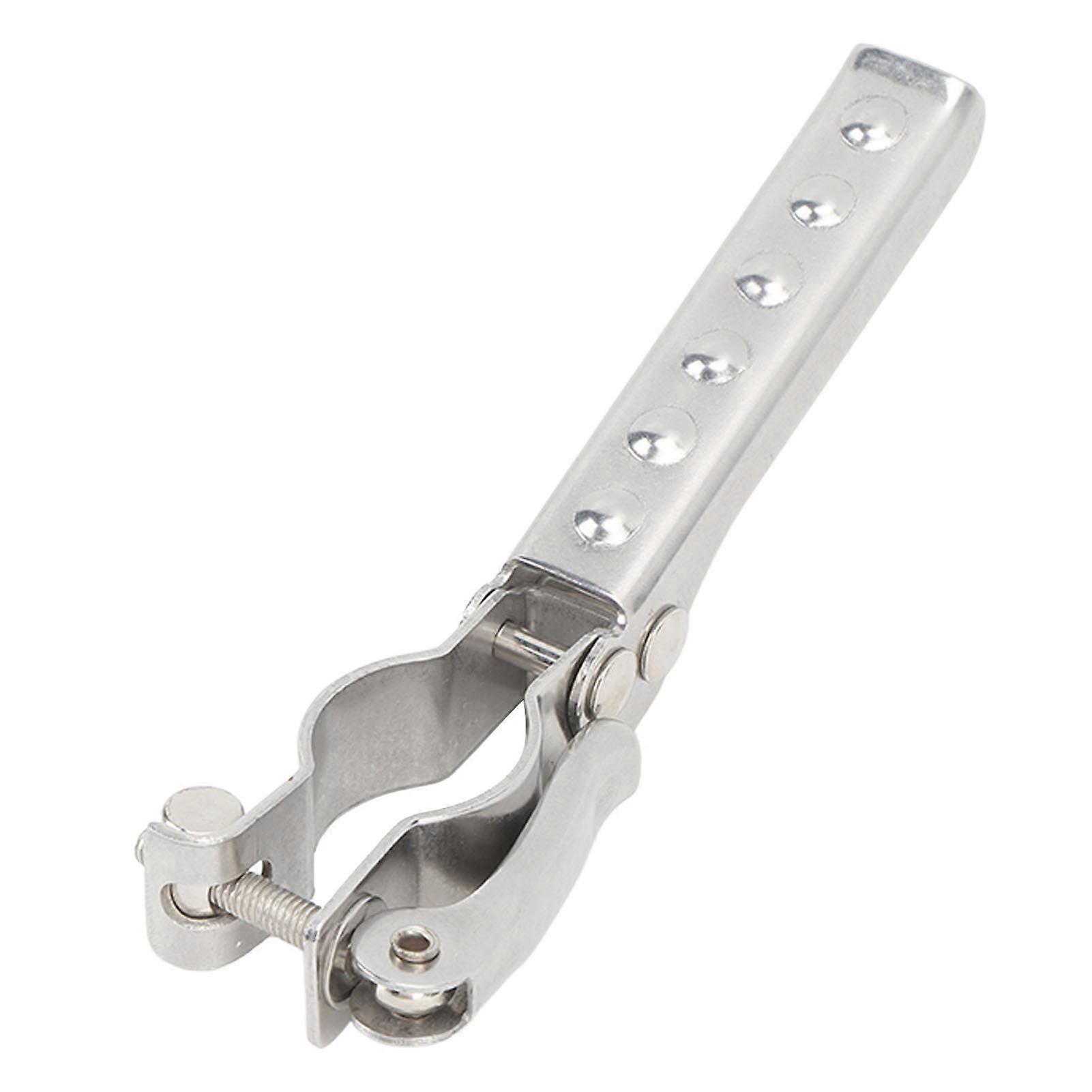 Foldetrin Rustfrit stål Pedal Anti Slip Trin Justerbar sikkerhedsgreb Trin til bådmast RV Trailer Camper