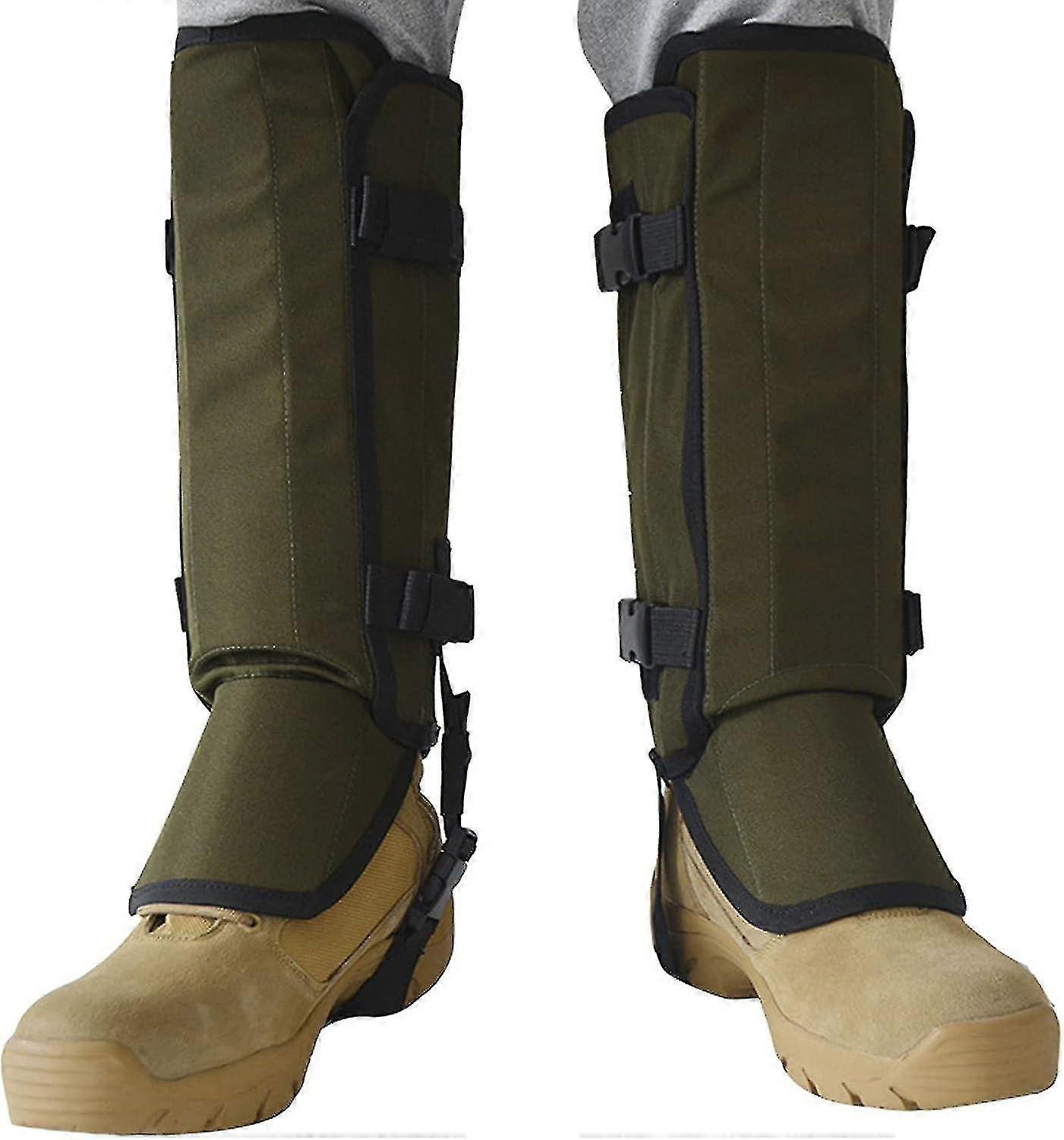 Snake Gaiters For Snake Guard For Legs From Snake Bites Thorns Brush Adjustable Size For Men Women
