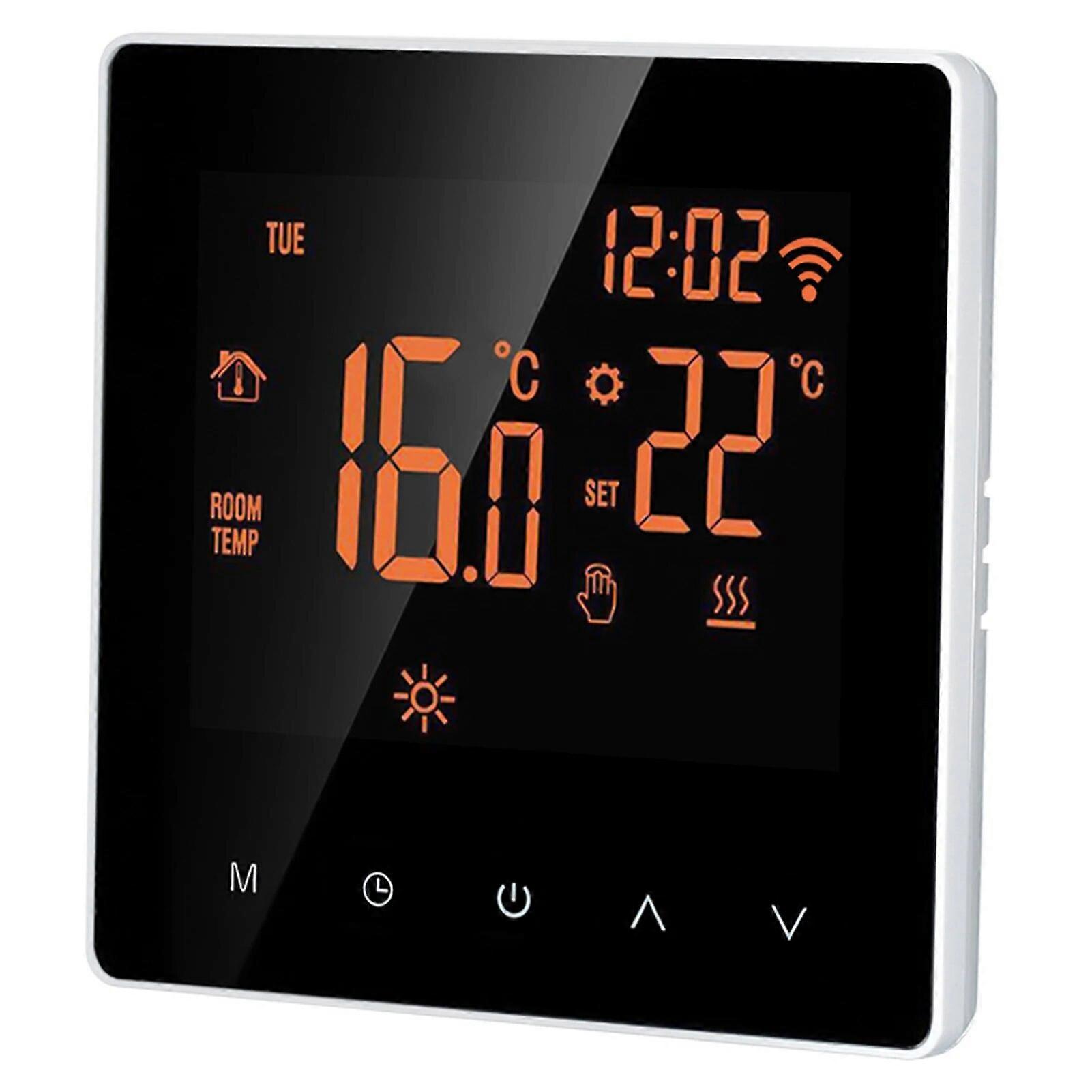16A Smart Thermostat Digital Temperature Controller LCD Touch Screen Week Programmable Electric Floor Heating Thermostat