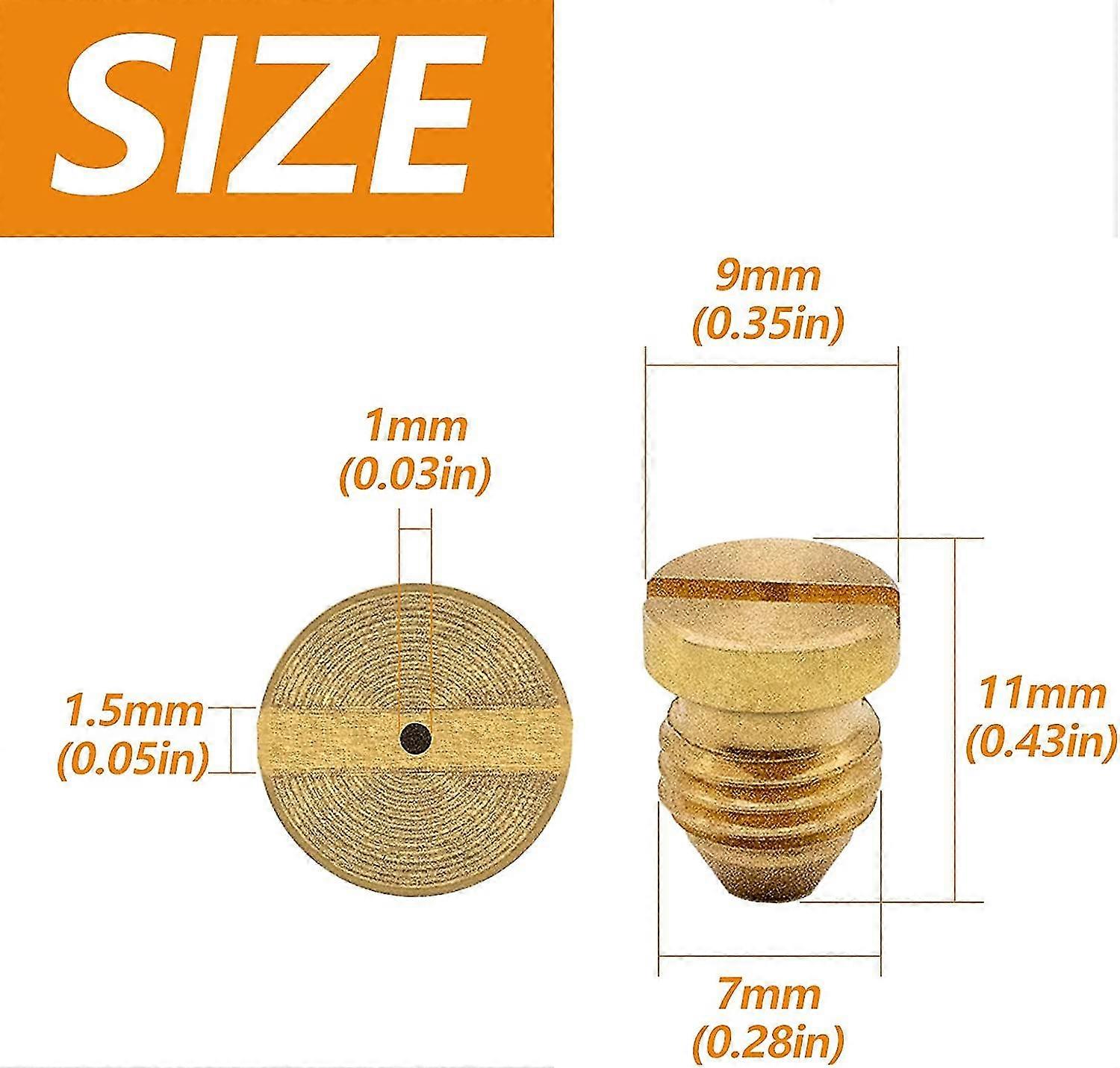 Yaju Foam Cannon Orifice Nozzle Tips, Threaded Nozzles And Foam Gun Mesh Filter Accessories For Snow Foam Lance4pcsbrass