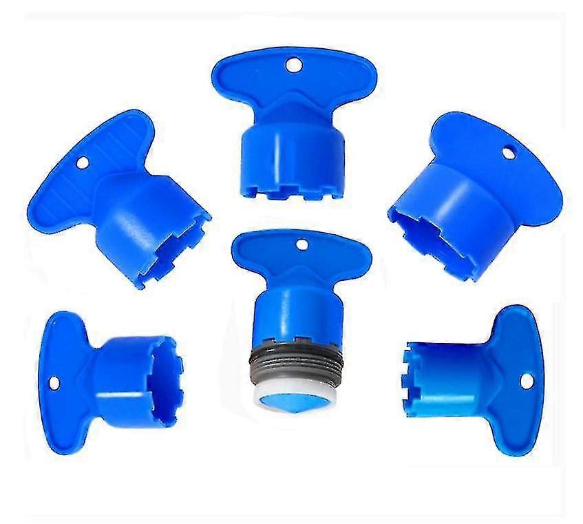 Faucet Aerator Removal Wrench Tool (5 Pieces, Blue)
