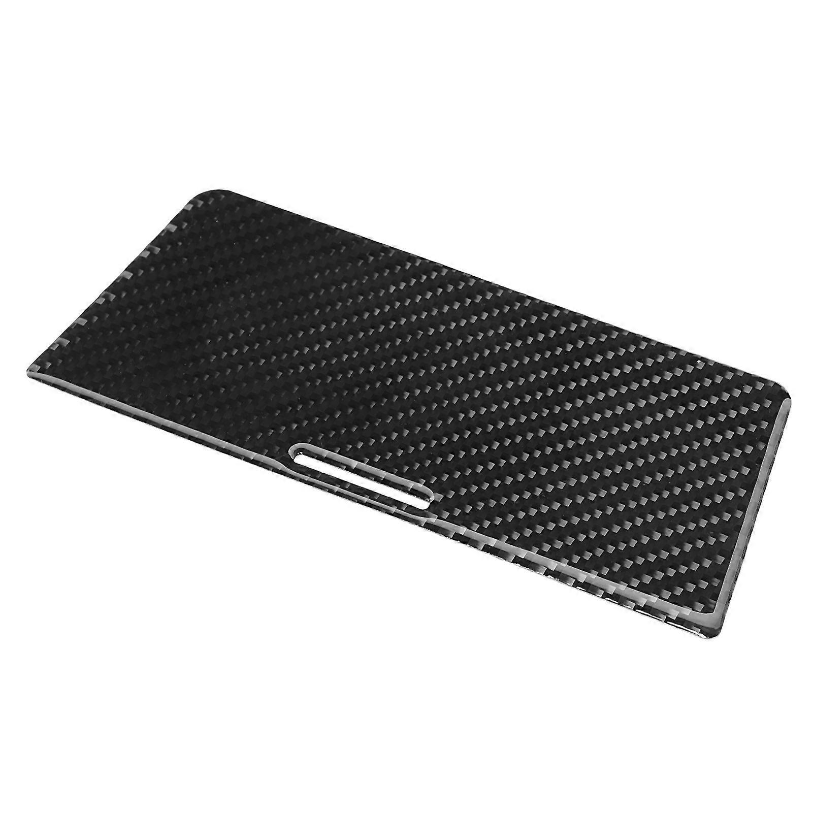 Real Carbon Fiber Cigarette Lighter Panel Cover Trim Automobile Paste Type Accessory