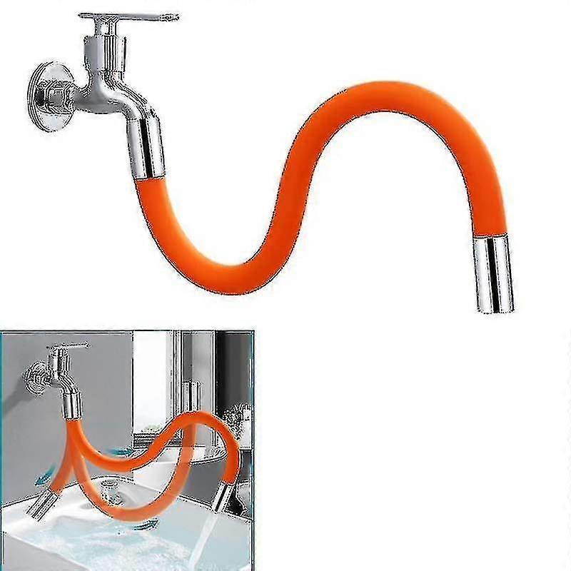 Universal Foaming Extension Tube 360 Rotatable Faucet Lengthening Extender Basin Splash Extension Pipe