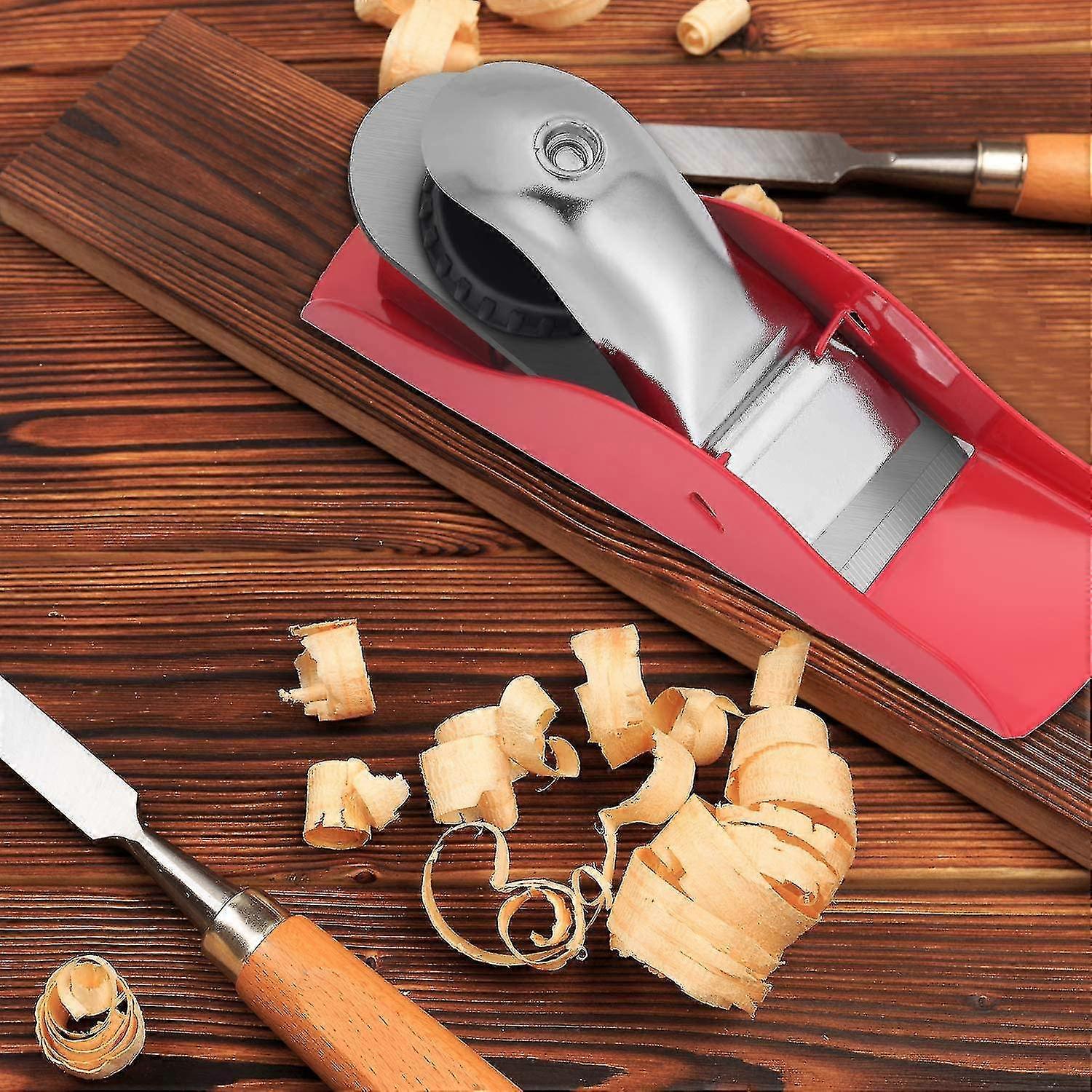 Almi Mini Hand Planer Block Plane Red Adjustable Block Plane Small Hand Wood Planer Gift