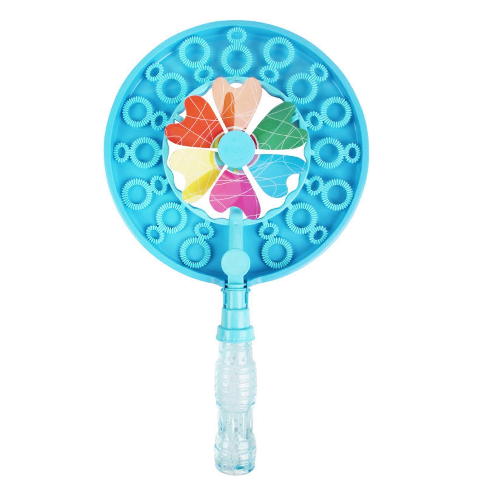 1 Set Bubble Machine Creative Windmill Bubble Maker Machine Manual Blowing Bubble Toy for Children And Adults