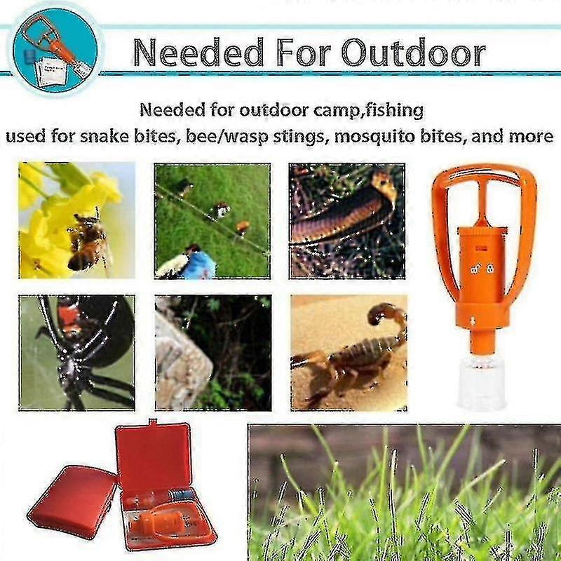Outdoor Survivor Venom Extractor Kit Safe First Aid Kit