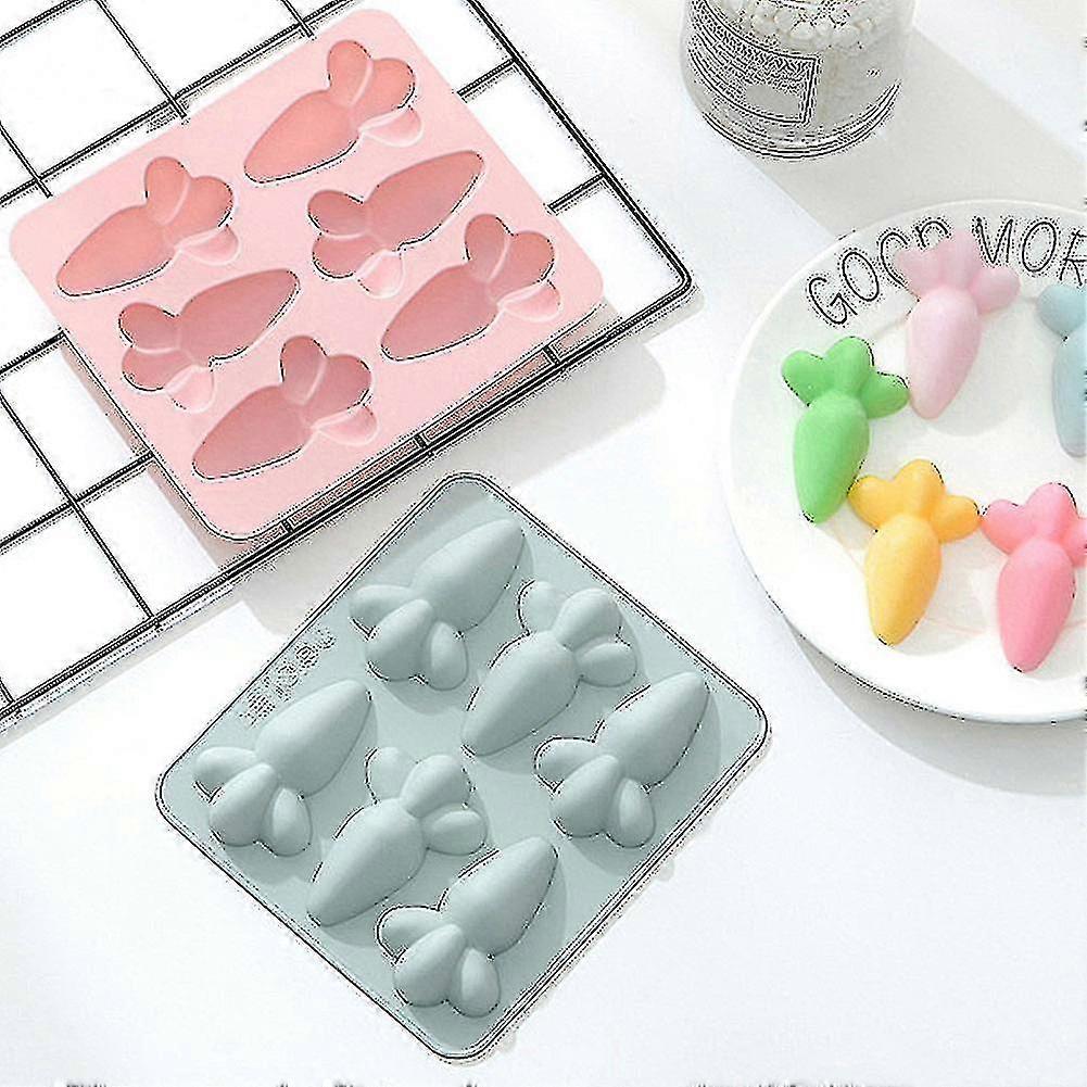 2pcs Carrot Chocolate Molds