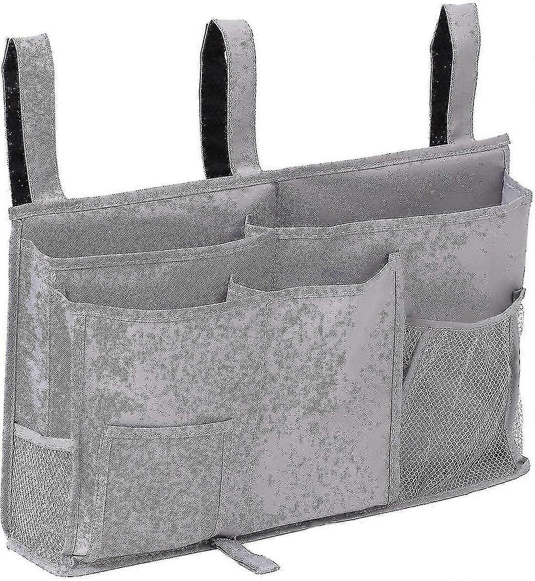 Bedside Organizer Bedside Storage Caddy For Home,grey