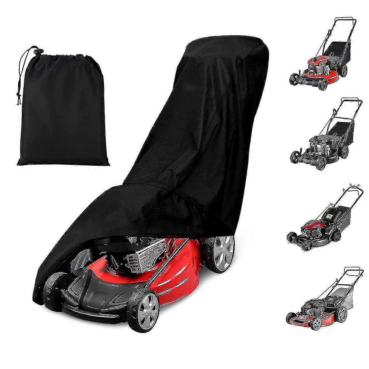 כיסוי מכסחת דשא - חובה כבדה 420d פוליאסטר מכסחת דשא אוקספורד כיסויי מכסחת דשא עמיד למים עמיד למים אבק UV הגנה חיצונית כיסוי מכסחת דשא בכושר אוניברסלי W