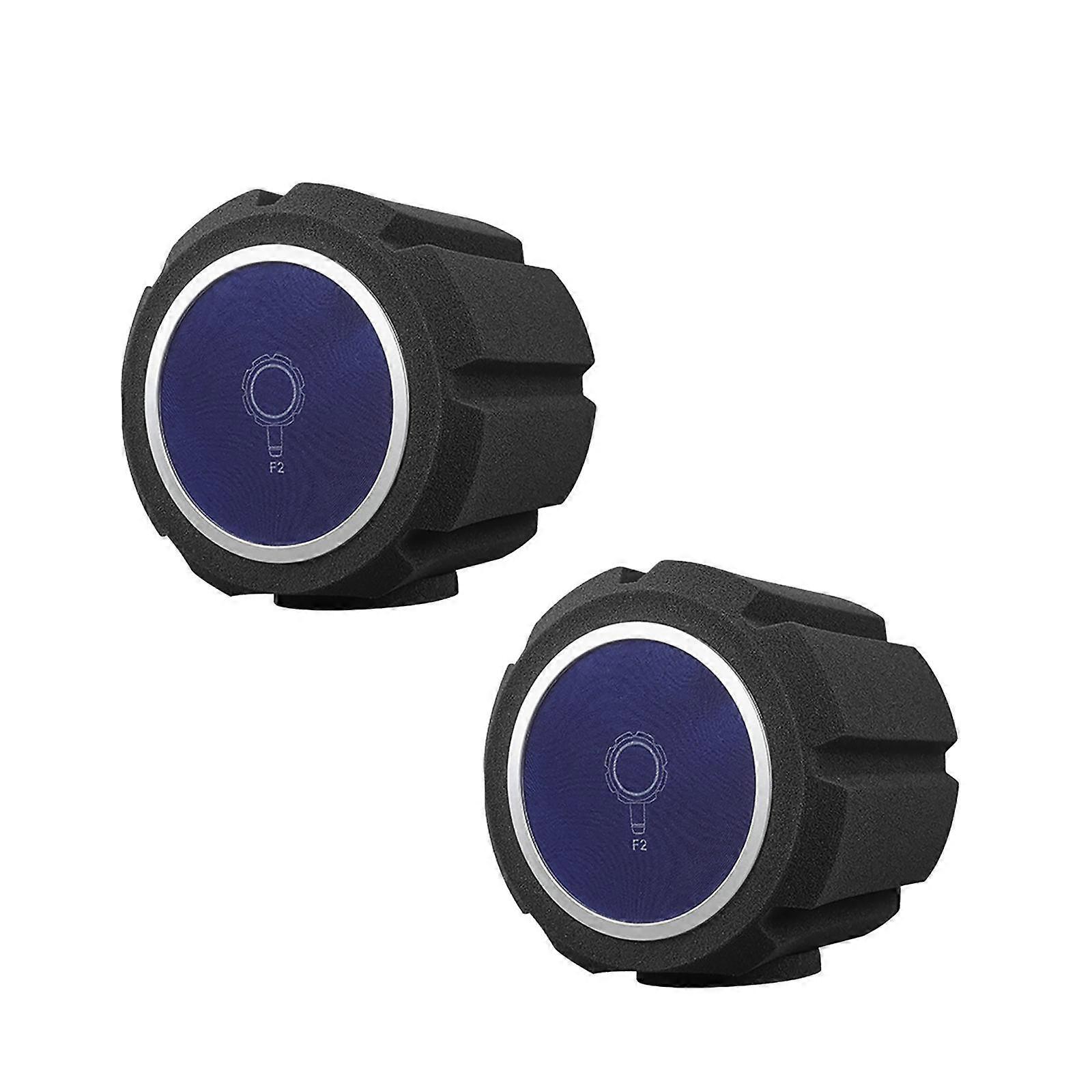 2xF2 Microphone Screen Acoustic Filter Sponge Wind Screen To Filter Vocal