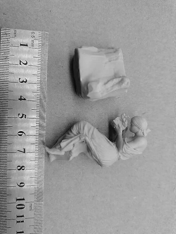 1/24 κλίμακα 75mm ρητίνη σχήμα μοντέλο κιτ Diy φανταστικό κουτί μη συναρμολογημένα και άβαφα δώρα παιχνιδιών αγοριών Diy