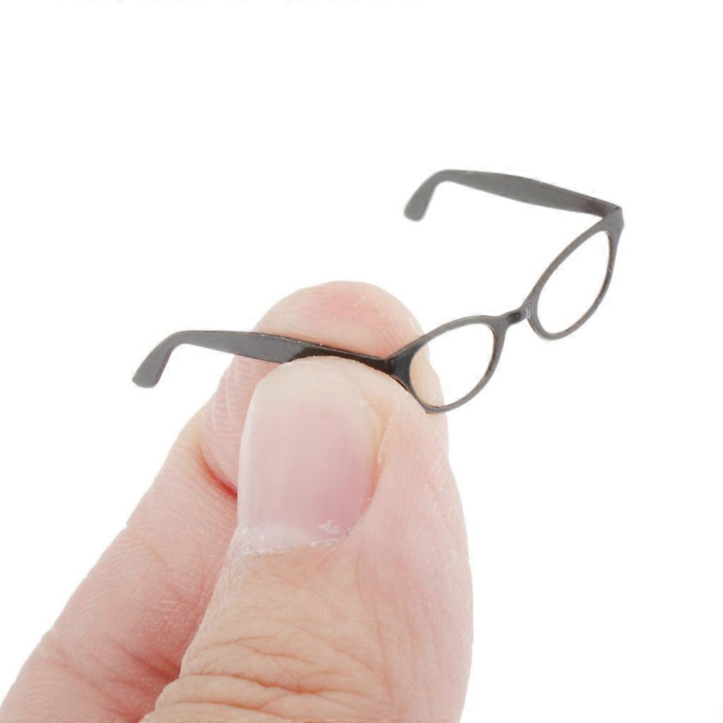 1/6 Accesorios Soldado Gafas 2.7x2.5cm Oro