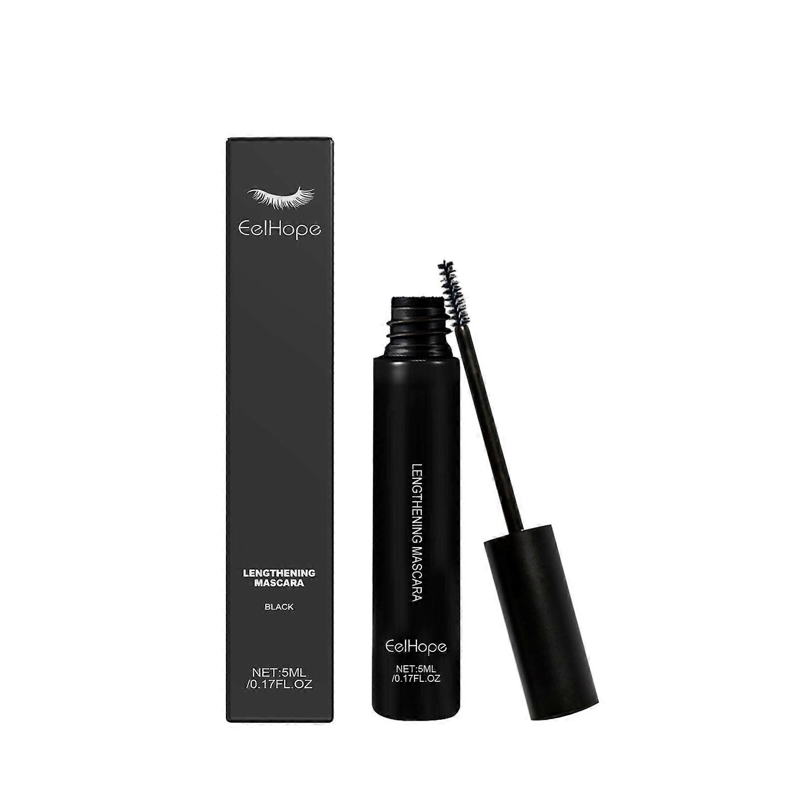 Lengthening Black Mascara, Perfectly Defined Lashes,Long-Lasting Buildable Eye Makeup Formula