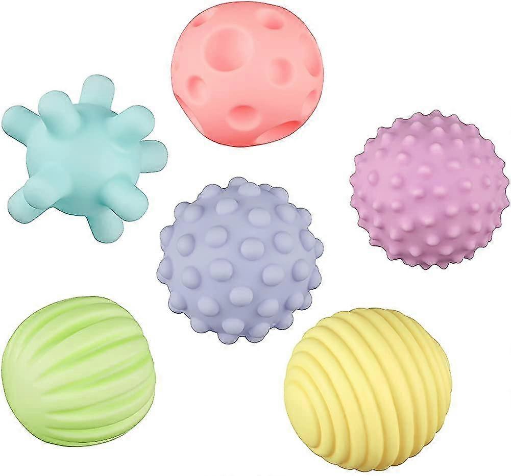 Toy Balls For Dogs Chewing, 6 Packs Durable Chew Toys Balls,bouncy Floating Well