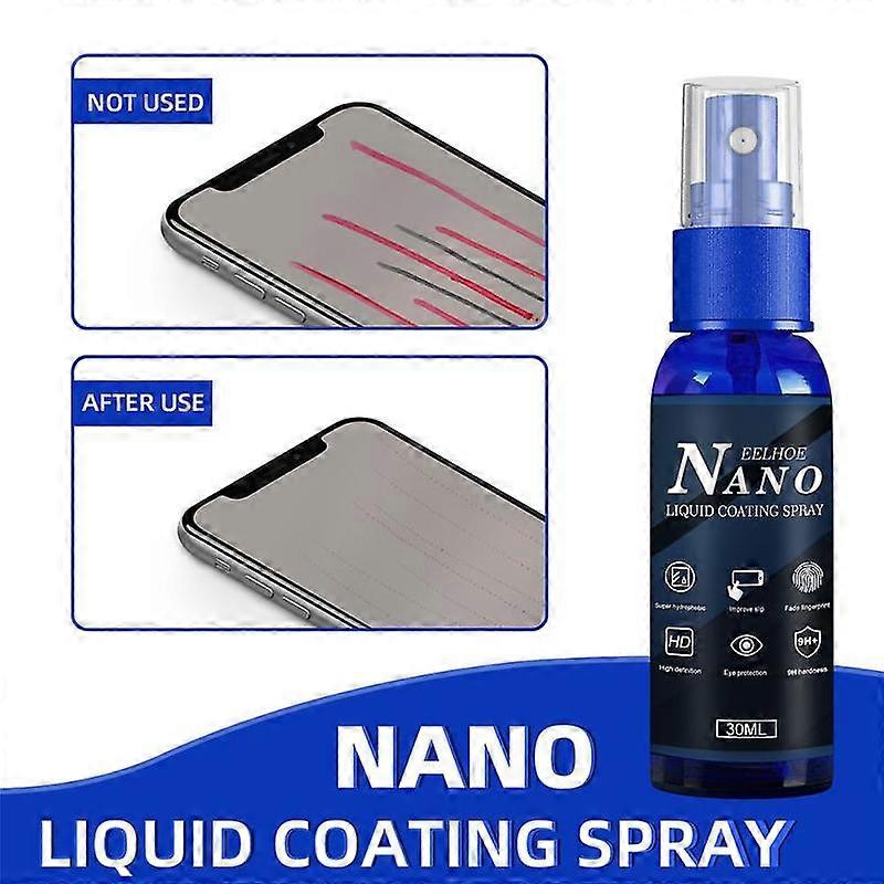 1/2pcs30ml Nano Coating Spray Scratch Repair Anti-fingerprint screen for mobile phone