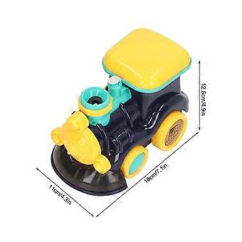 blasen spielzeug eisenbahn sound lichter automatische batteriebetriebene blasen machen lokomotive motor auto dunkelblau