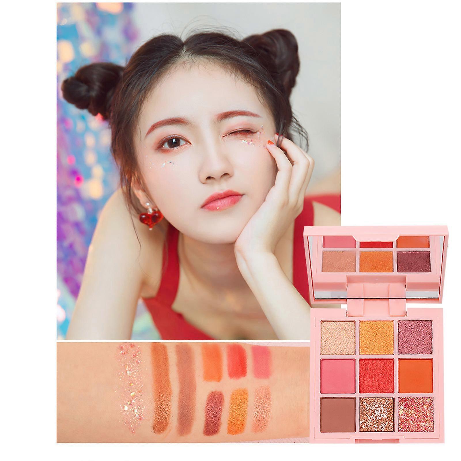Eyeshadow Stick Matte Earth Color Sequins 9 Color
