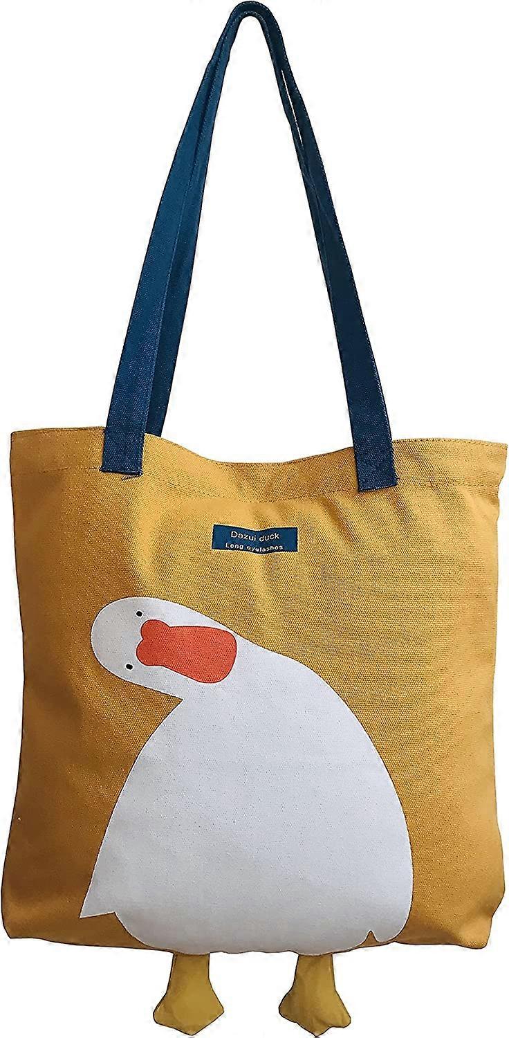 Canvas Cute Tote Bag for School