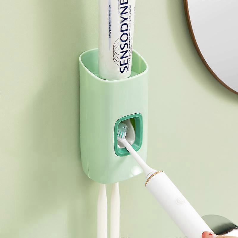 Green Automatic Toothpaste Dispenser Bathroom Accessories