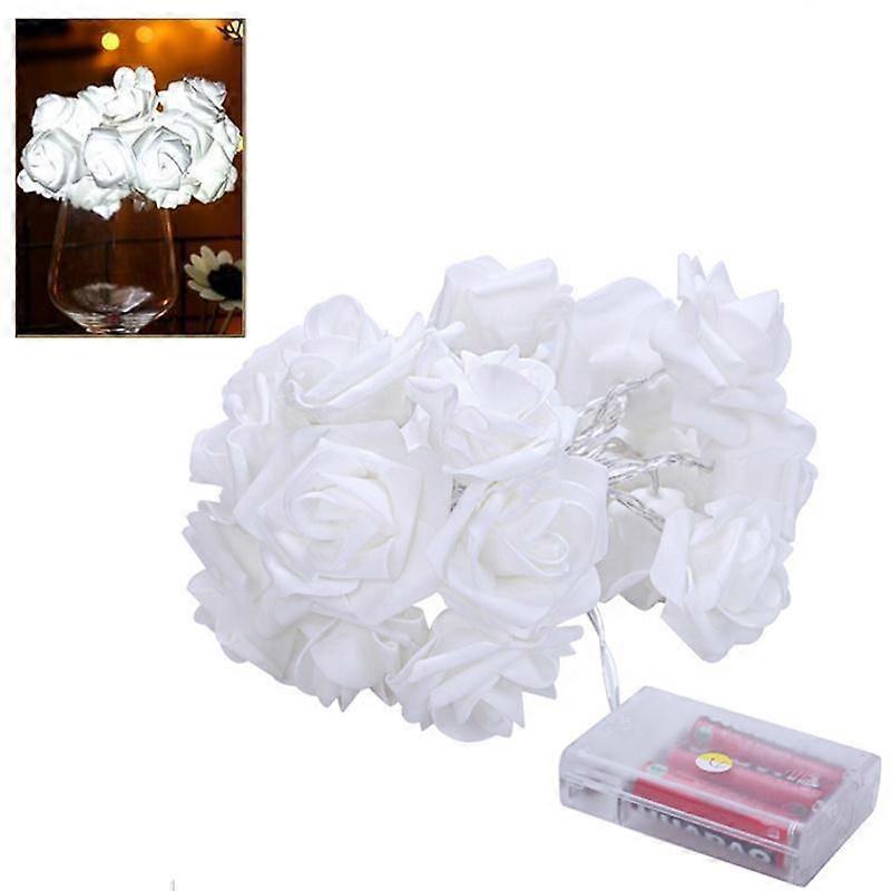 3M Rose String Lights USB Simulation Flower LED Fairy Light Strings Wedding Christmas Decoration