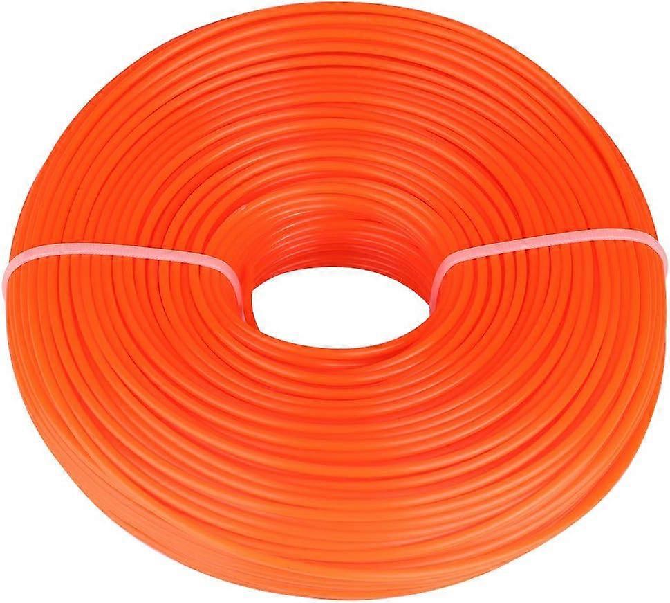 Nylon Strimmer Line Wire,3mm x 50m Trimmer Line Nylon Cord Wire,Round Trimmer Line Nylon Strimmer Cord for Garden Grass