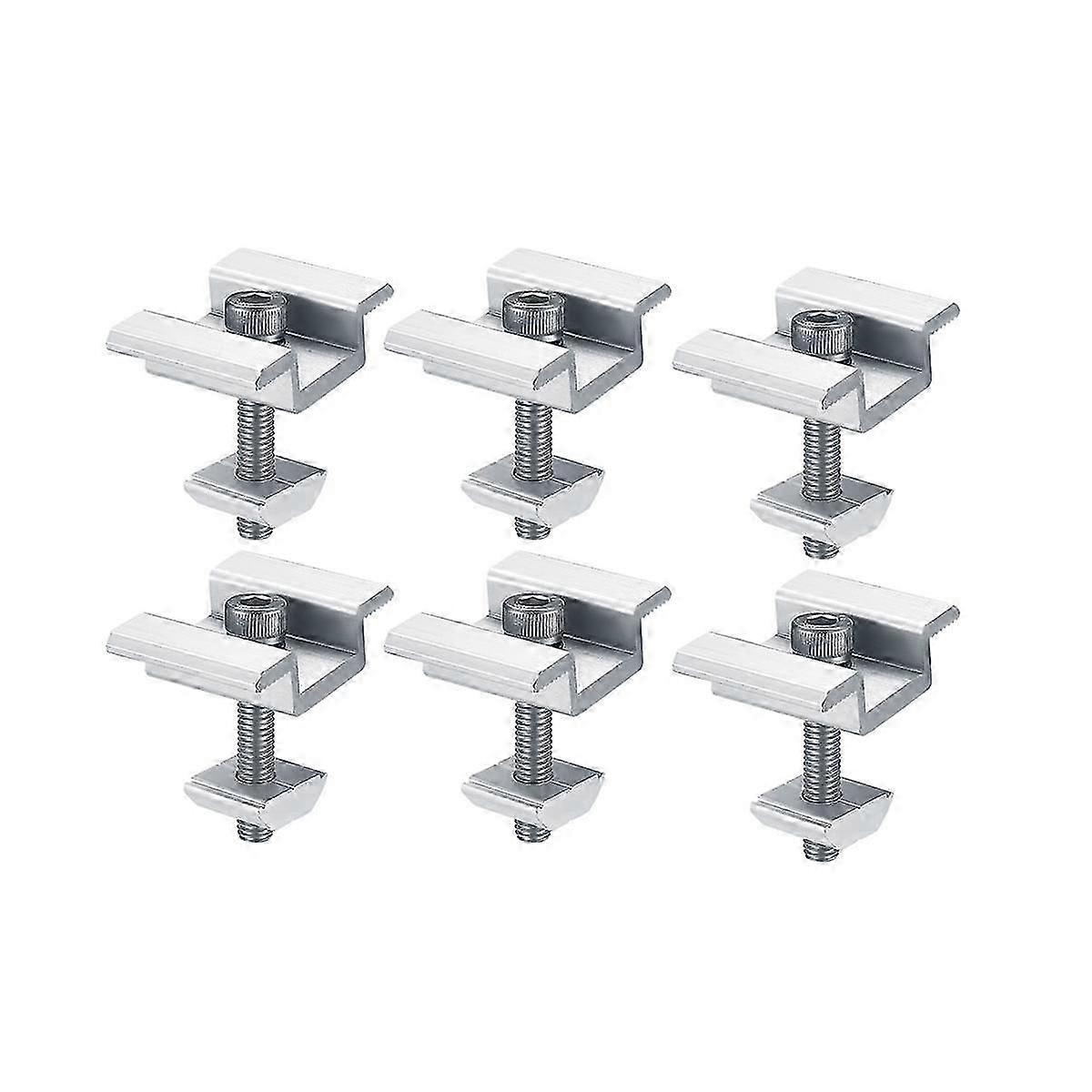 8Pack Solar Panel Mounting Brackets, Solar Panel End, Centre, for PV Solar Panel Solar Module 30m