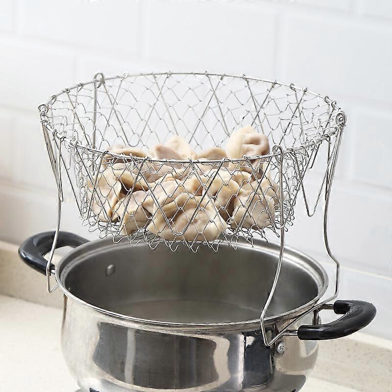 Stainless Steel Fry Basket, for French Fries Kitchen Tool