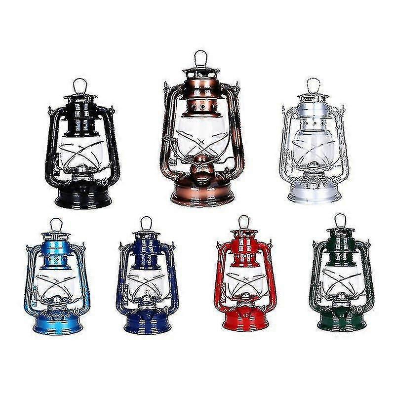 Retro Kerosene Lamp 25cm Camping Light Home Decorative Hanging Lamp
