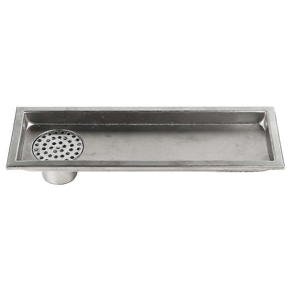 Stainless Steel Rectangle Shower Floor Drain - Large Flow, Side Drainage