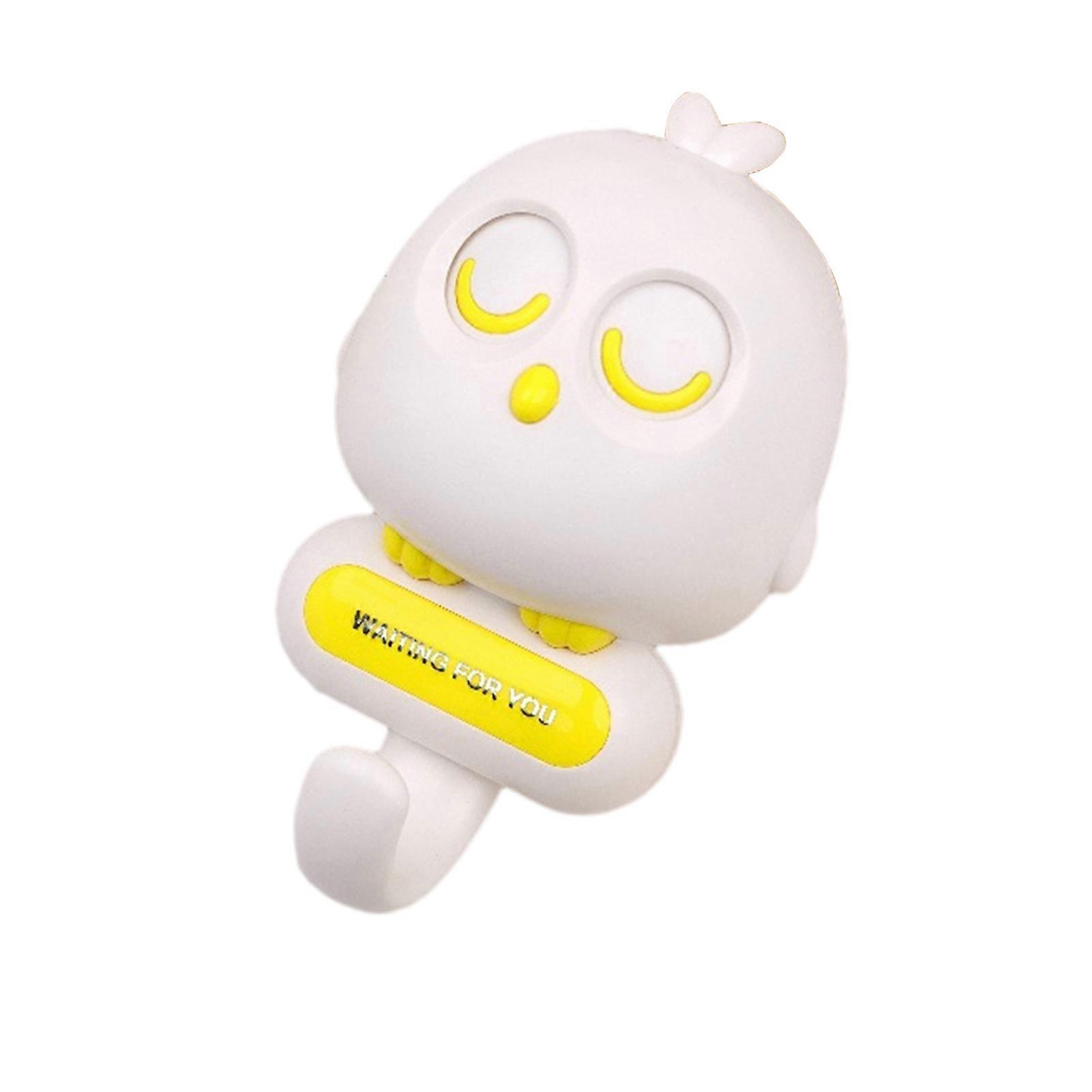 Cute Cartoon Blinking Eyes Birds Hooks Large Load-Bearing Hanging Hooks for Door Back Hanging