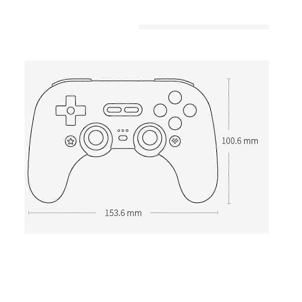 Bluetooth Gamepad Controller mit Joystick für Ns Switch, PC, Macos, Android & (a)