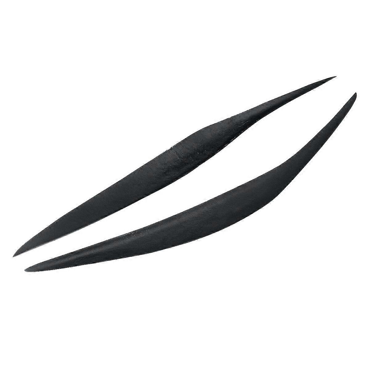 GEARMONSTER Gloss Black Headlight Eyebrows For Ford Fiesta MK7 MK7.5 (2013-2017) – Pair