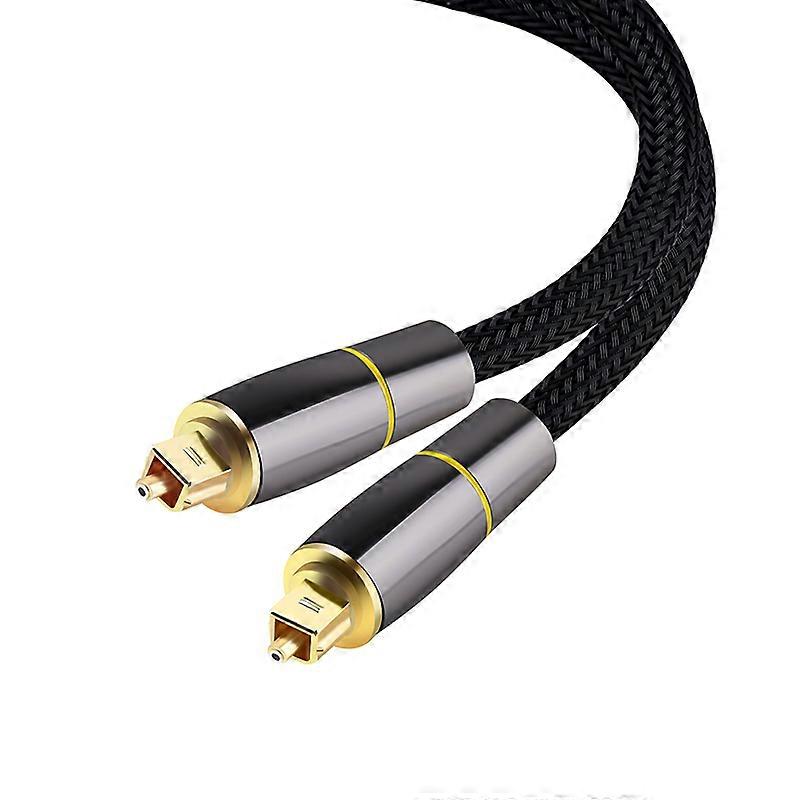 HIFI 5.1 Digital SPDIF Fiber Toslink Optical Audio Cable 1M for TV Box Speaker Wire Soundbar Amplif