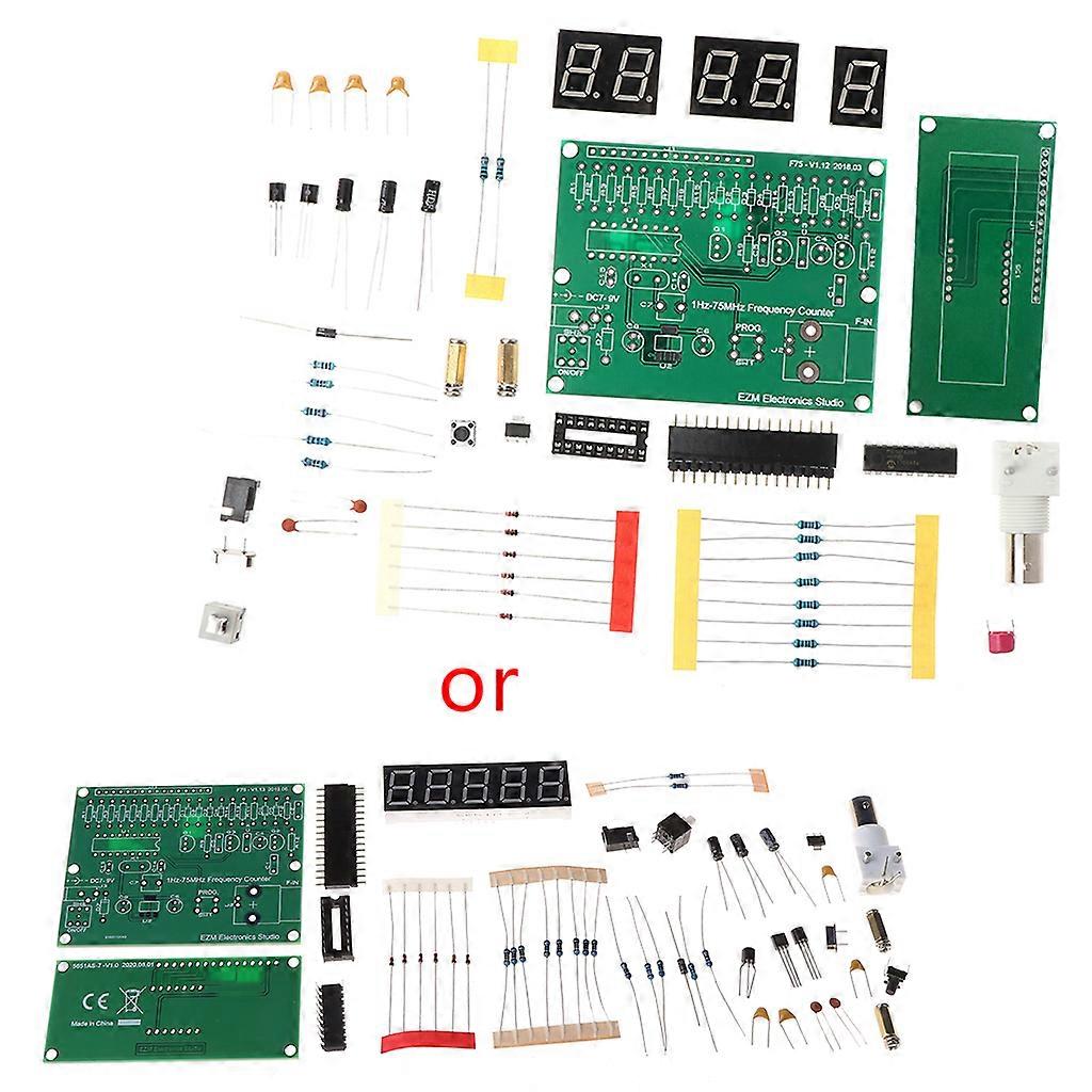 7V-9V 50mA Cymometer Module Tester Meter 1Hz-75MHz Frequency Counter Compact