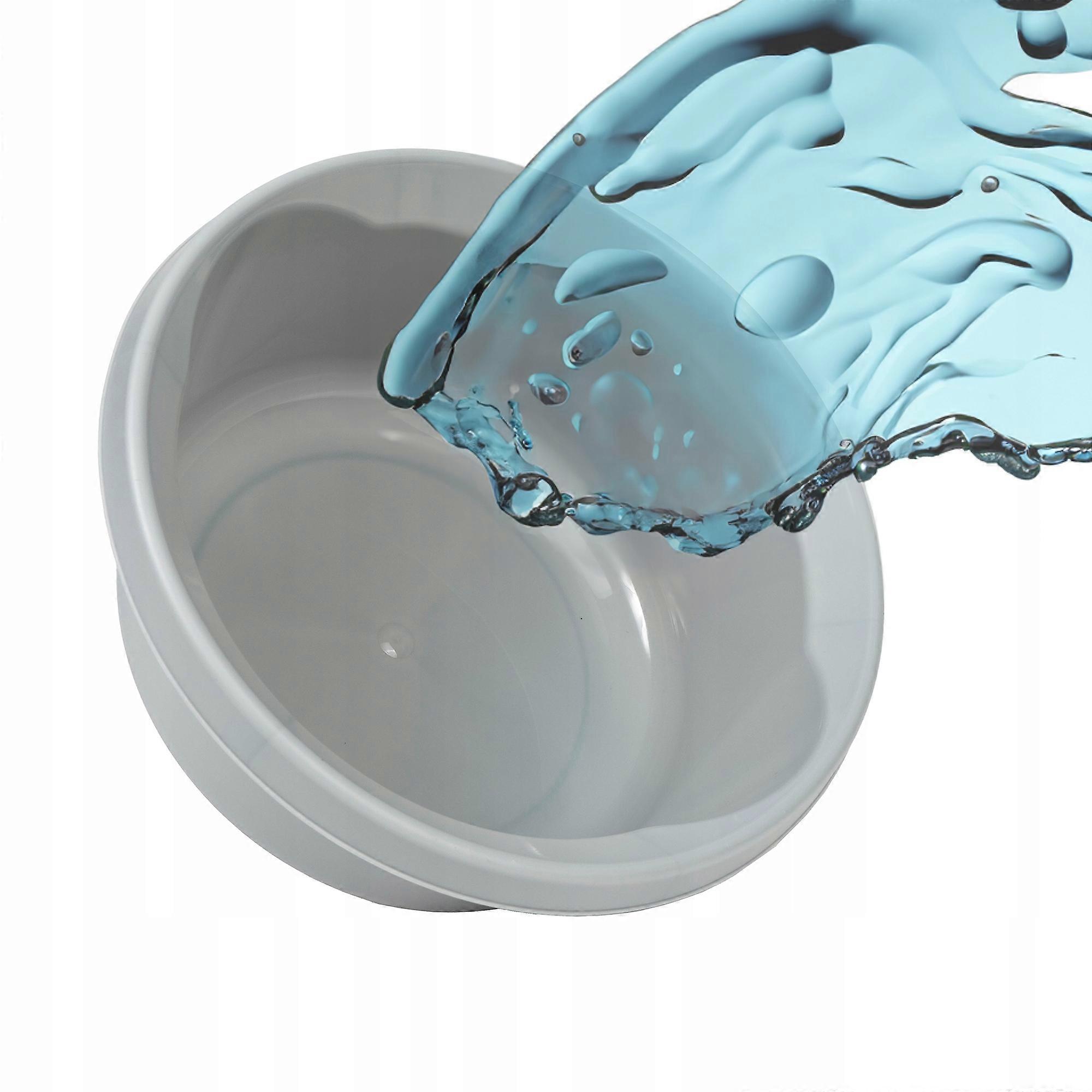 KADAX Lavadero Redondo de Plástico 14L Gris