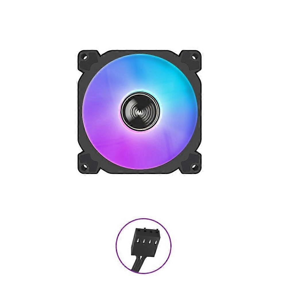 RGB Cooler Fan Processor CPU Cooling Fan PWM 4 Pins Chassis 3-Color/ RGB/ ARGB