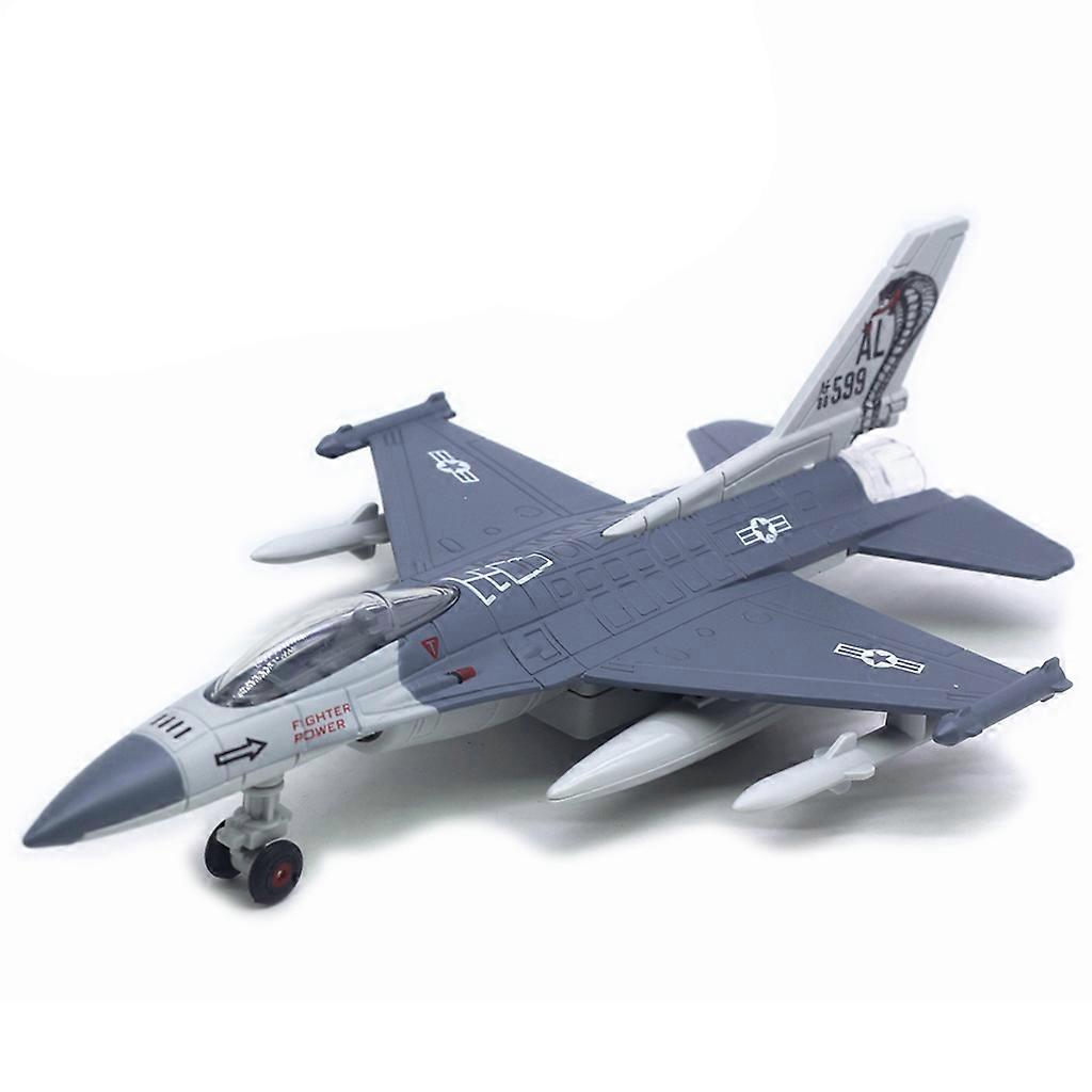 Pull Back Airplane Toy Engineering Recoil Function Aircraft Model