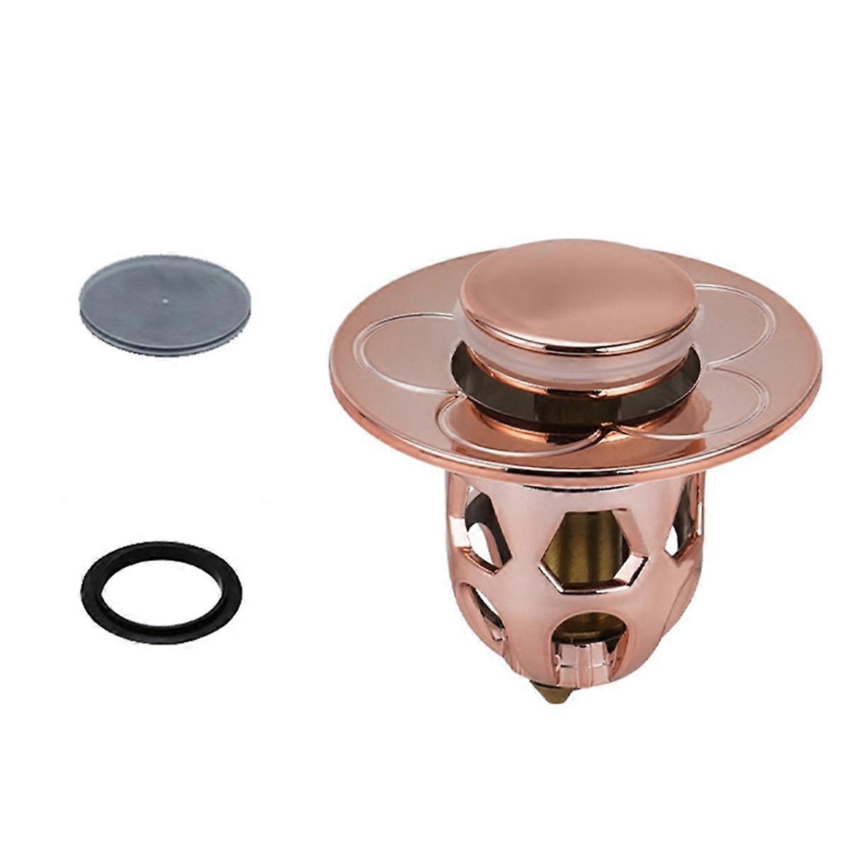 Bouchon de vidange d'évier universel avec piège à cheveux, bouchon de lavabo universel, crépine de vidange d'évier de salle de bain, C