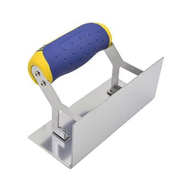 Drywall Corner Tool Concrete Edger, 6x2.5In Inside Corner Trowel Stainless Steel Sheetrock Corner Shaping Trowel Tool