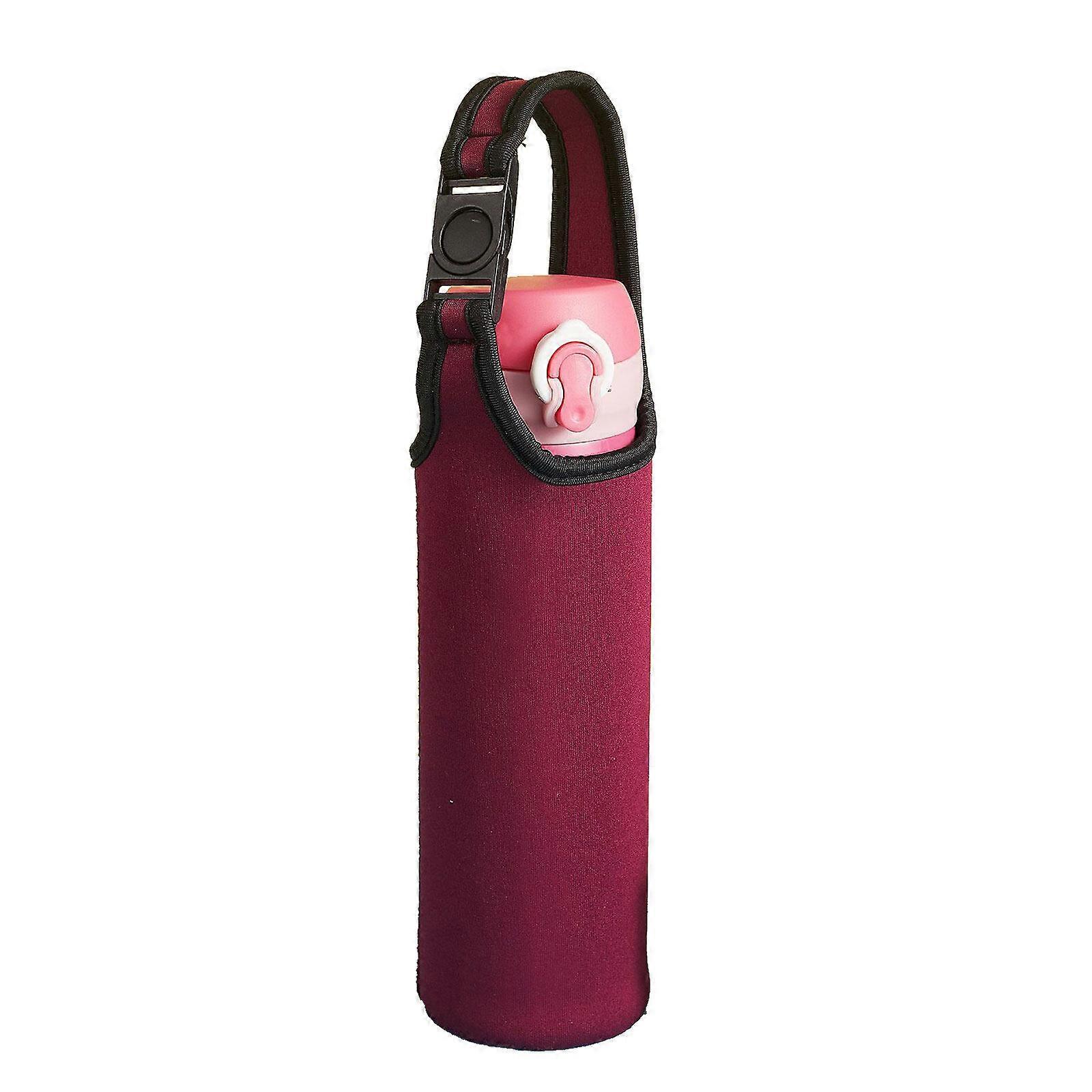 Manicotti per bottiglie d'acqua in neoprene a 14 colori, riutilizzabili per portabevande ghiacciate fredde calde