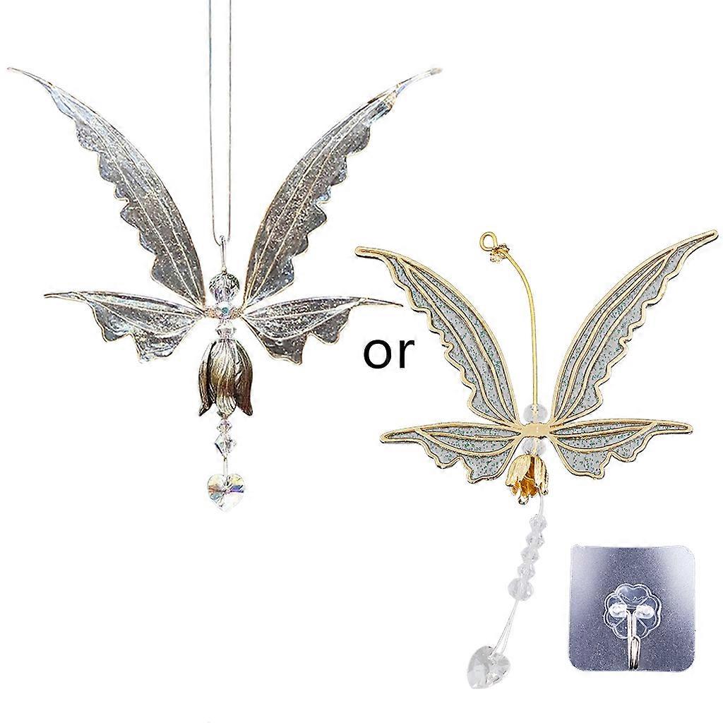 Hanging Crystal for Butterfly Wings Prism Decor Rainbow Window