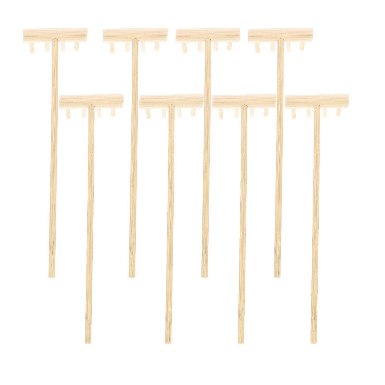 8 Pcs Mini Zen Jardin Râteau Table Jardin Bac À Sable Outils Kit Décor De Bureau