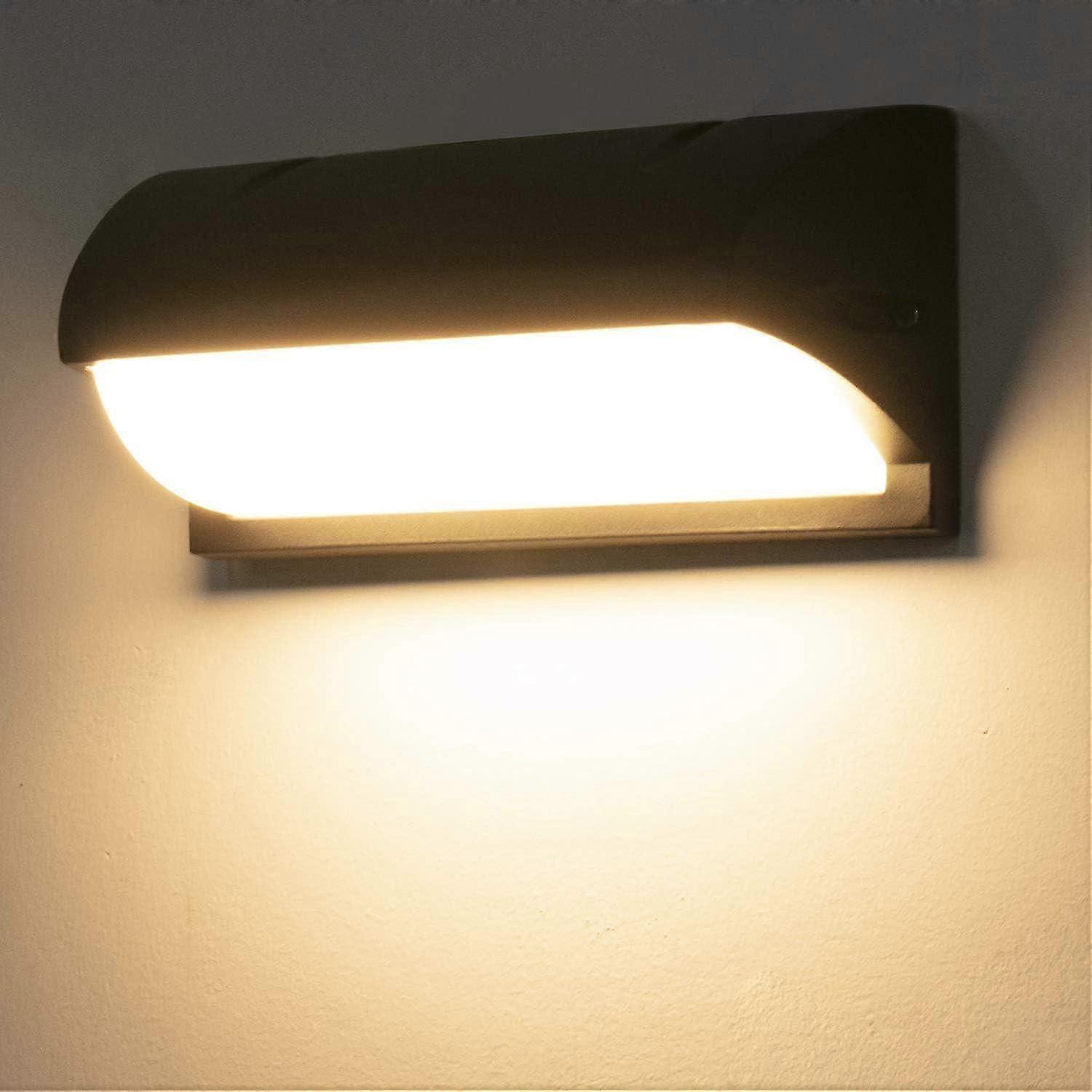 18W Outdoor Wall Light With Motion Sensor, 3000K Warm White Outdoor Wall Light IP65 Radar Lamp Outdo