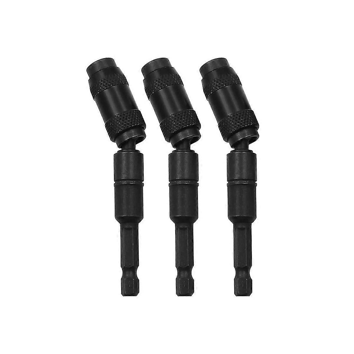 3Pcs Magnetic Pivot Drill Bit Holder, Magnetic Swiveling Bit Tip Holder, Quick Release Flexible Scr