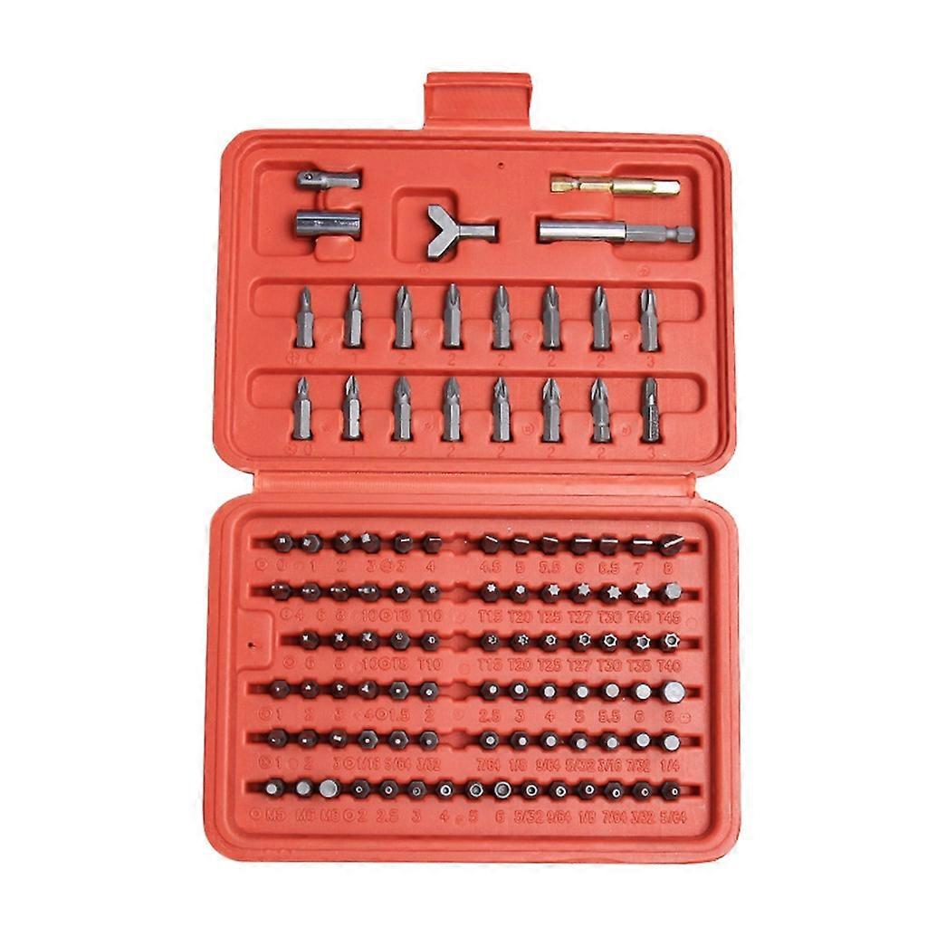Security Bit Hex Bit Set 1/4inch Screwdriver with Most Common Security Bits