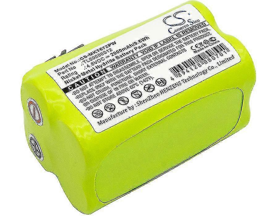 Power Tool Battery For Makita 2000mah 4.8v  Tl00000012  6722dw  6723dw