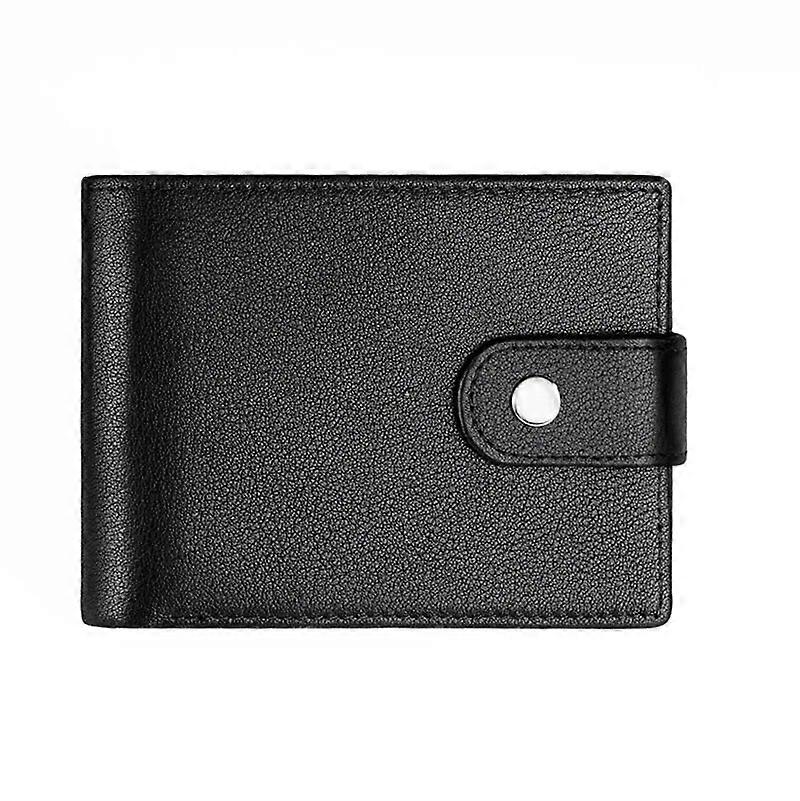 100% Genuine Leather Wallet Card Holder for Men RFID Blocking Organizers Purse Credit Card ID Badge Holder Bag Wallets Man