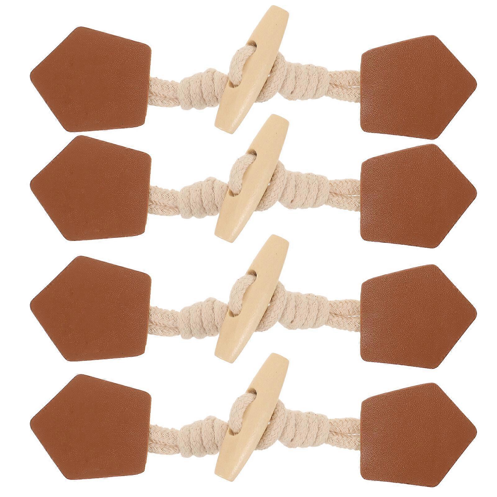 8 Pairs Toggle Buttons Coat Sewing Buttons Replacement Garment Buttons Decorative Coat Buttons