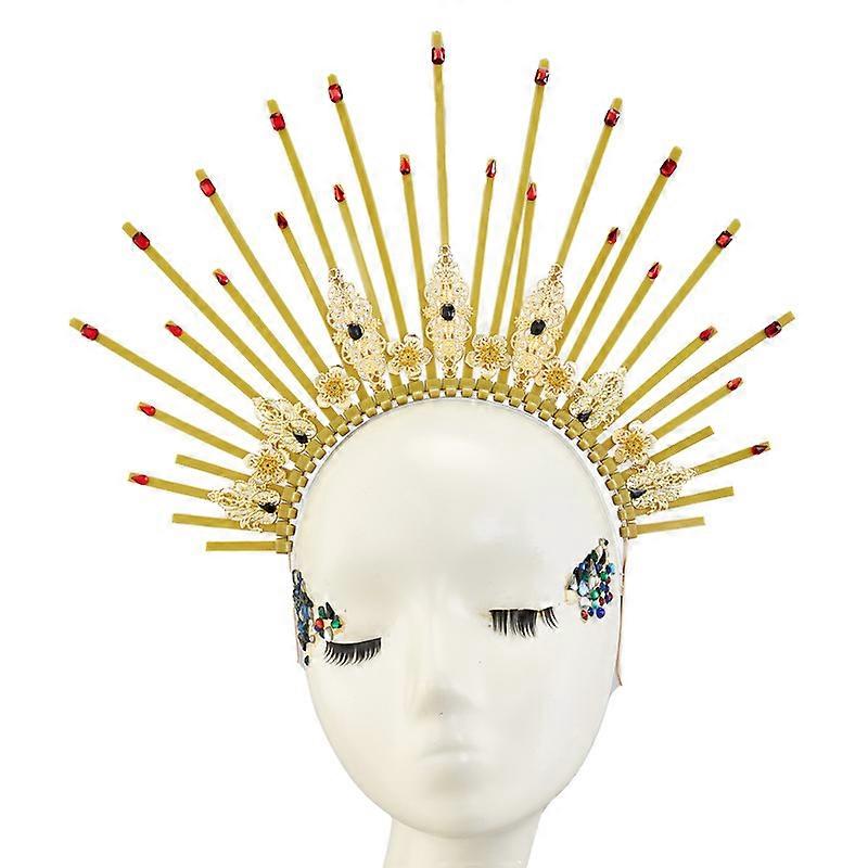 Gothique Halo Couronne adultes femmes bandeau Teen Girls bande de cheveux Cosplay Party bande de cheveux